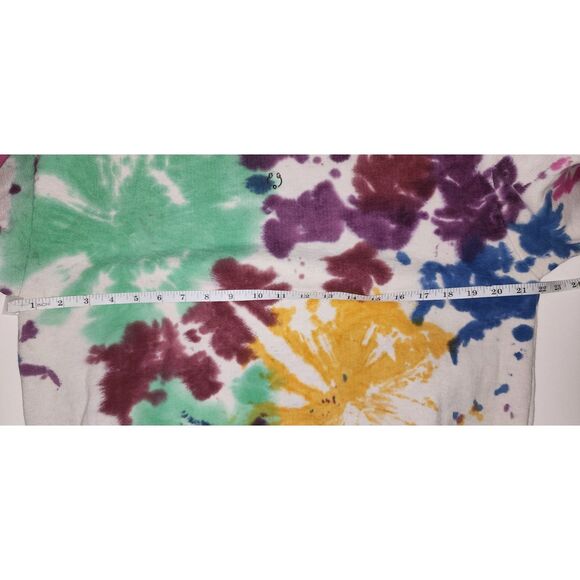 KkCo Tie Dye Oversized Pierced Sweatshirt Unisex Size S - Picture 5 of 10